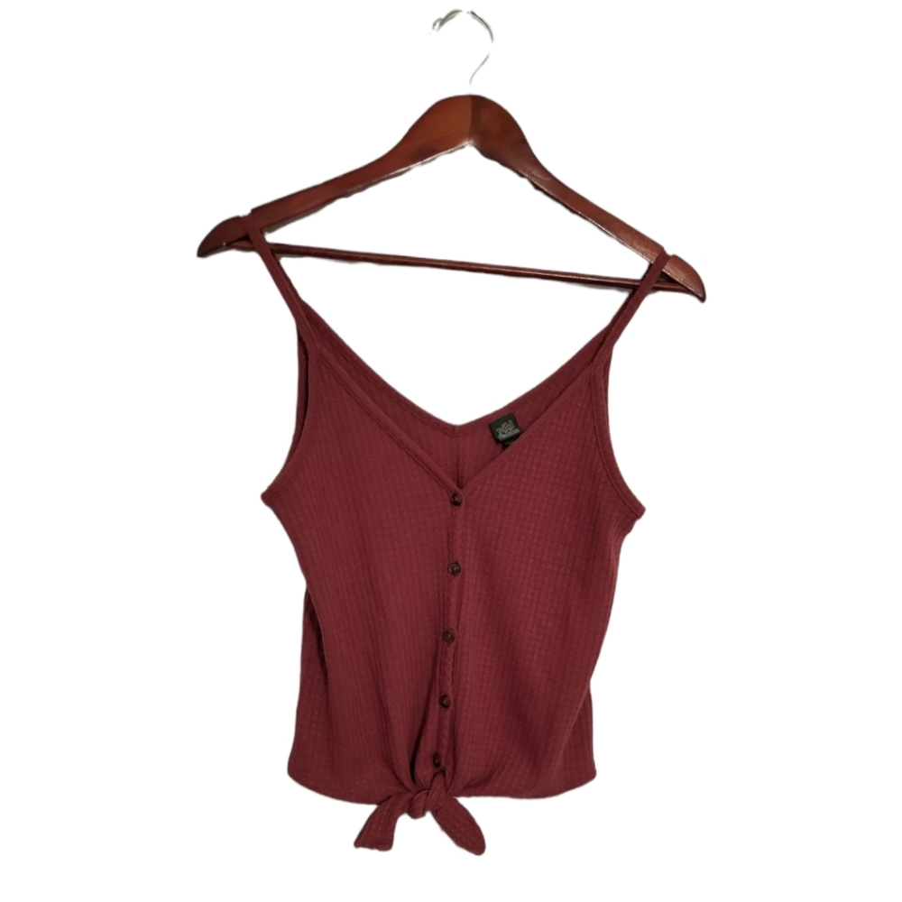 ❤3/$15❤Wild Fable Maroon Knitted Blouse Cami, Size XS